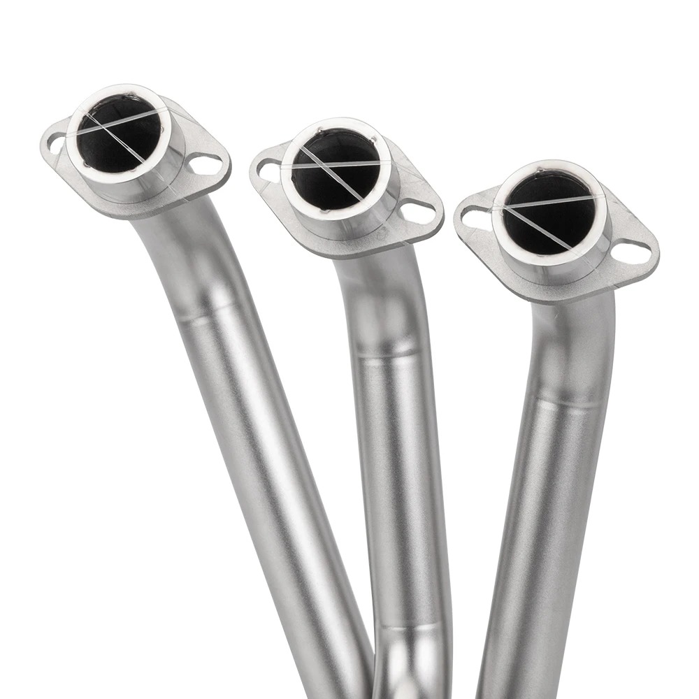 New MT-09 FZ-09 XSR900 TRACER 900 GT Motorcycle Exhaust Full Systems Carbon Fiber Muffler DB Killer with Link Pipe Condition New